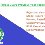 RSMSSB Forest Guard Previous year Paper