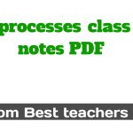 life processes class 10 notes PDF