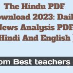 The Hindu PDF Download
